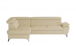 uno Ecksofa Apollo | Beige links Grundfunktion
