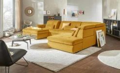 Lounge Collection Wohnlandschaft Spencer | Curry (Gelb) rechts Grundfunktion