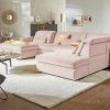 Lounge Collection Wohnlandschaft Spencer | Rose (Rosa) rechts Grundfunktion