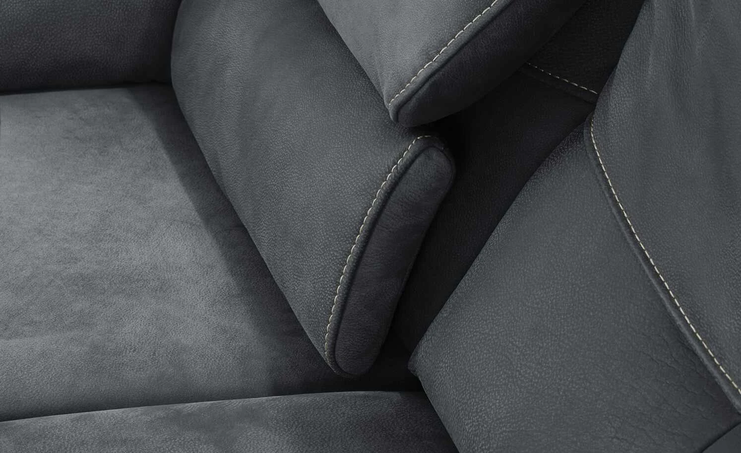 Musterring Ecksofa MR260 | Graphit (Dunkelgrau) links Grundfunktion 12 Musterring Ecksofa MR260 | Graphit (Dunkelgrau) links Grundfunktion – Bild 10