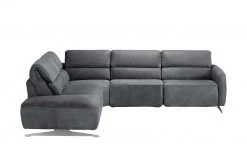 Musterring Ecksofa MR260 | Graphit (Dunkelgrau) links Grundfunktion