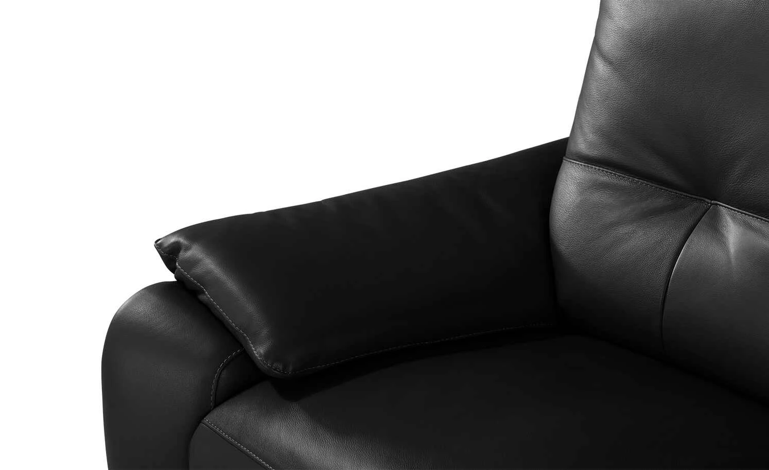 Wohnwert Ledersofa Halina | Schwarz 10 Wohnwert Ledersofa Halina | Schwarz – Bild 8