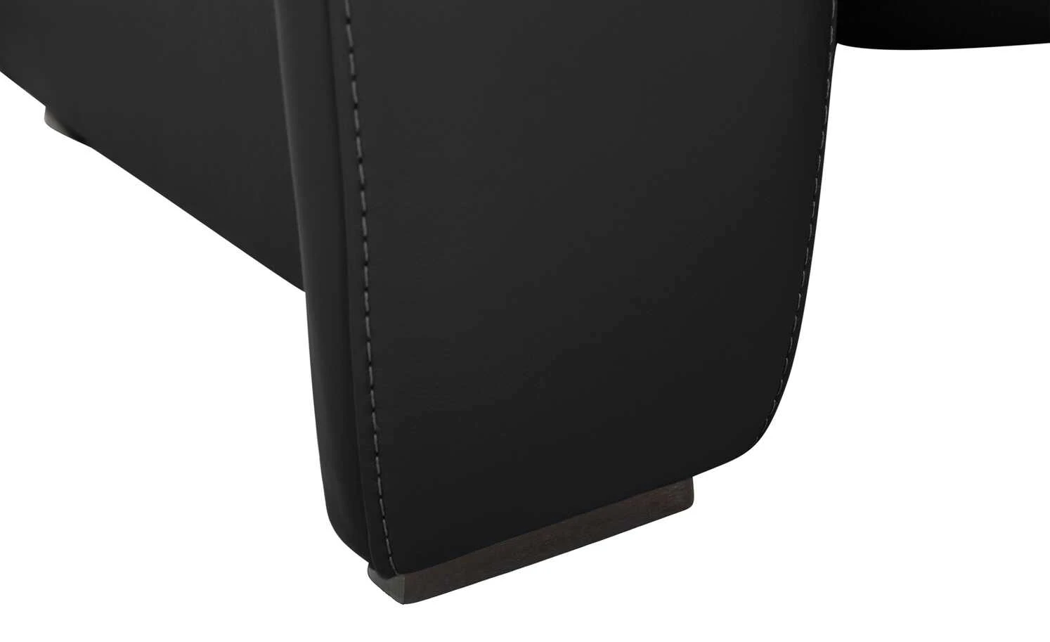 Wohnwert Ledersofa Halina | Schwarz ohne 7 Wohnwert Ledersofa Halina | Schwarz ohne – Bild 5