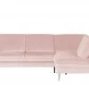 meinSofa Ecksofa Helen | Pearl (Rosa) rechts ohne