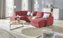 switch Wohnlandschaft Milana | Rot links ohne