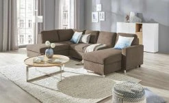 switch Wohnlandschaft Milana | Braun links ohne