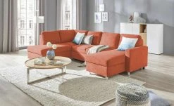 switch Wohnlandschaft Milana | Orange links ohne