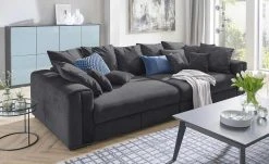 uno Bigsofa Bryan | Black (Dunkelgrau)