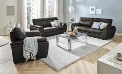 uno Ledersofa Brandy II | Brown (Dunkelbraun) 3