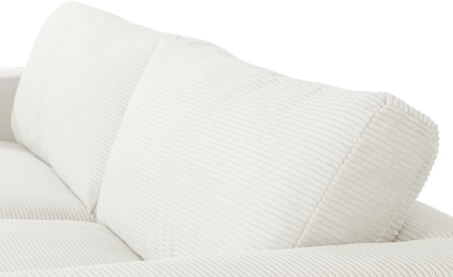 VIVA Cordsofa Sila | Snow (Weiß) 64|cm 250|cm 9 VIVA Cordsofa Sila | Snow (Weiß) 64|cm 250|cm – Bild 7