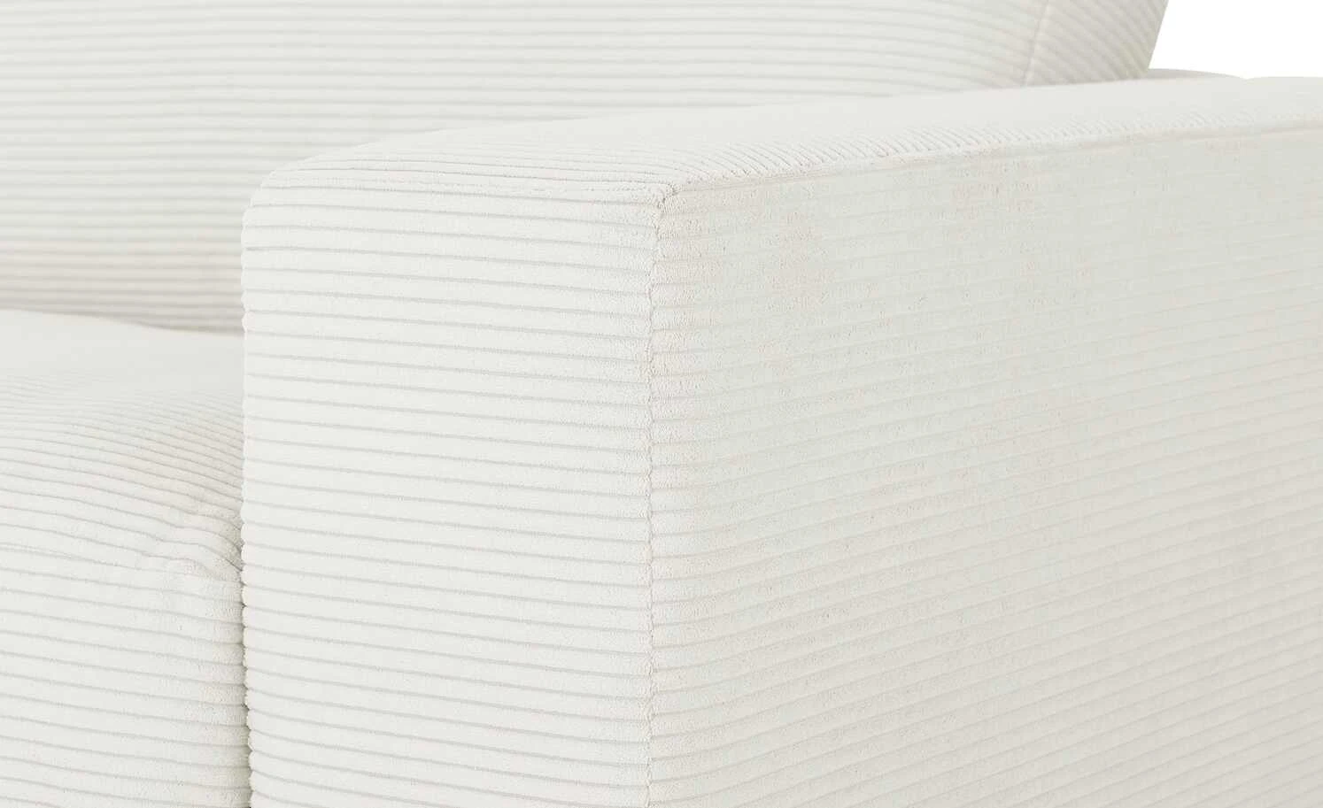 VIVA Cordsofa Sila | Snow (Weiß) 64|cm 250|cm 10 VIVA Cordsofa Sila | Snow (Weiß) 64|cm 250|cm – Bild 8