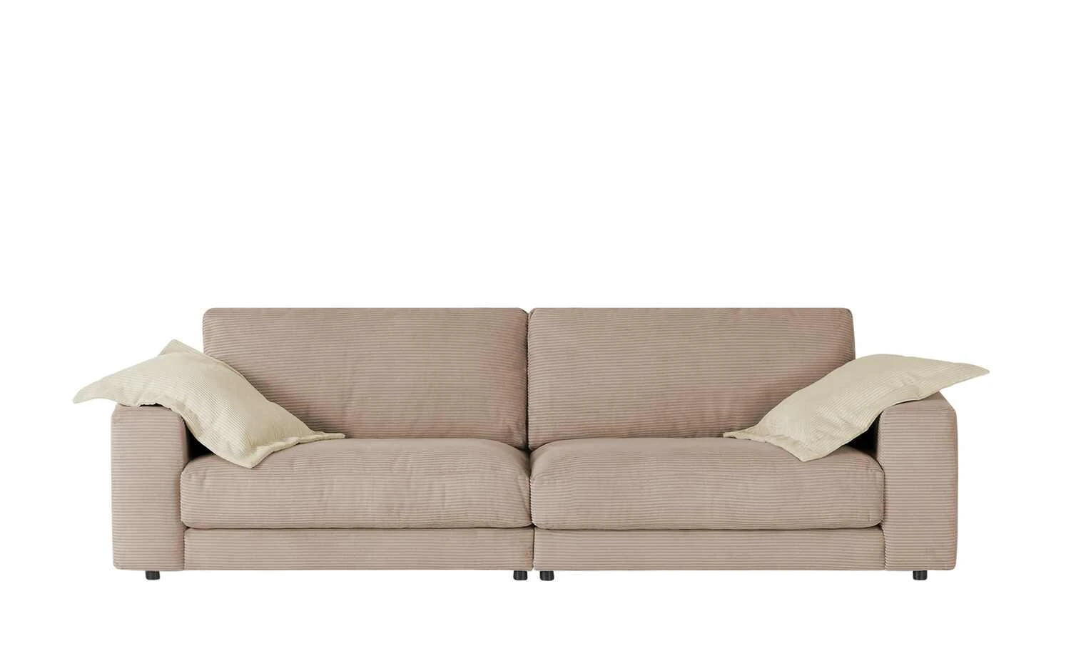 VIVA Cordsofa Sila | Taupe (Hellbraun) 64|cm 250|cm 6 VIVA Cordsofa Sila | Taupe (Hellbraun) 64|cm 250|cm – Bild 4