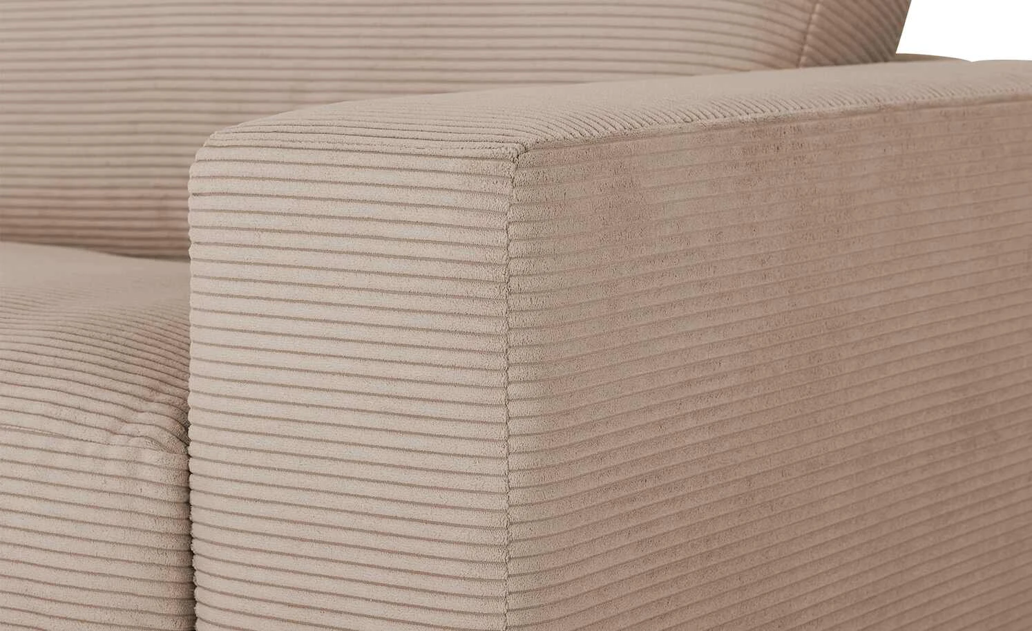 VIVA Cordsofa Sila | Taupe (Hellbraun) 64|cm 250|cm 10 VIVA Cordsofa Sila | Taupe (Hellbraun) 64|cm 250|cm – Bild 8