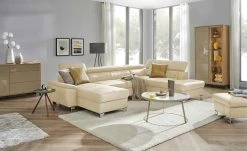 uno Wohnlandschaft Avola | Beige rechts Erweiterte Funktion