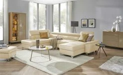 uno Wohnlandschaft Avola | Beige links Erweiterte Funktion