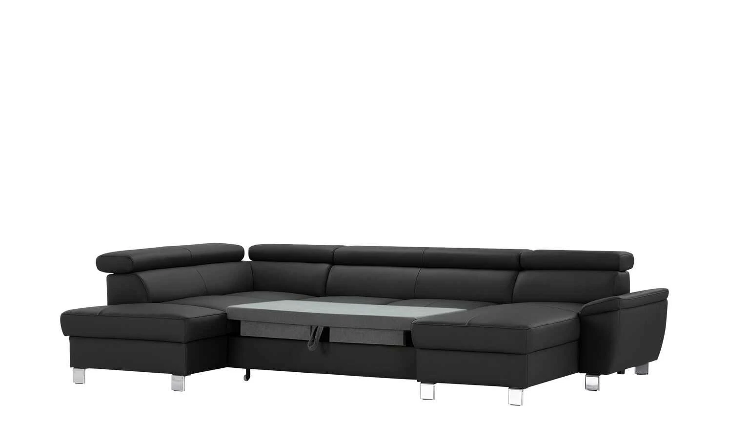 uno Wohnlandschaft Avola | Schwarz links Erweiterte Funktion 5 uno Wohnlandschaft Avola | Schwarz links Erweiterte Funktion – Bild 3