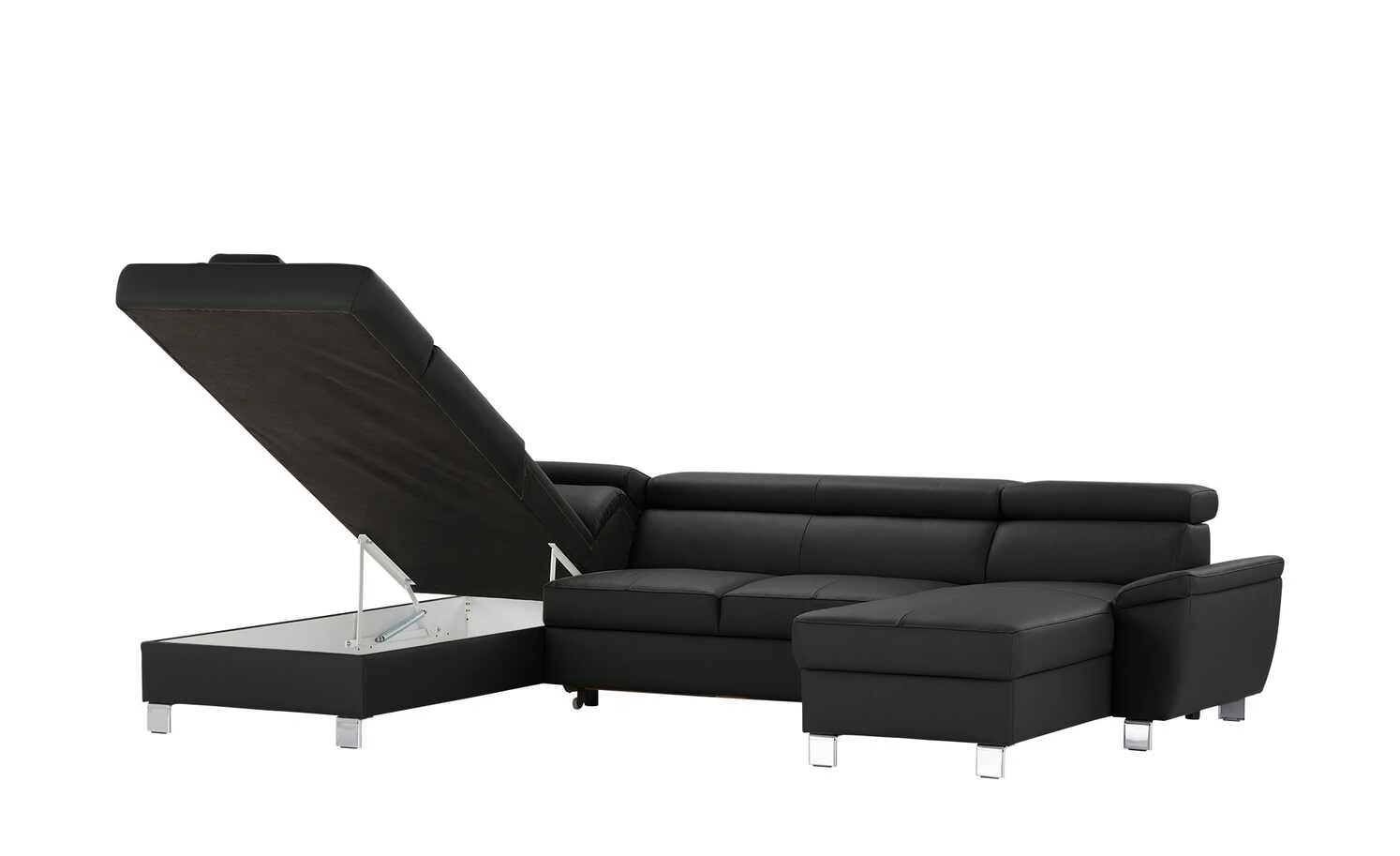 uno Wohnlandschaft Avola | Schwarz links Erweiterte Funktion 6 uno Wohnlandschaft Avola | Schwarz links Erweiterte Funktion – Bild 4