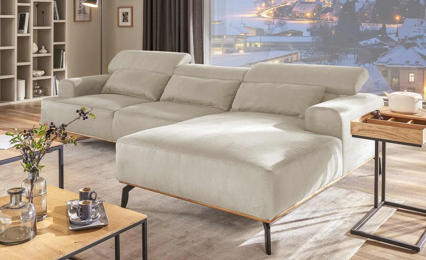 uno Ecksofa Perla | Sand (Beige) rechts 3 uno Ecksofa Perla | Sand (Beige) rechts