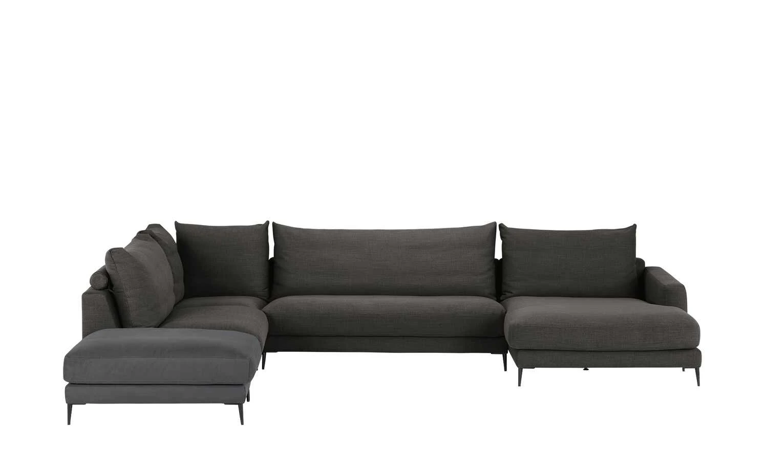 Max Schelling Sofaelement 1,5-sitzig Horizont | Black (Schwarz-Grau) 3 Max Schelling Sofaelement 1,5-sitzig Horizont | Black (Schwarz-Grau)