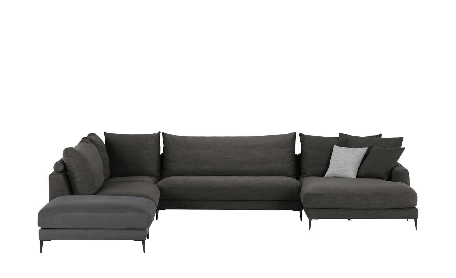Max Schelling Sofaelement 1,5-sitzig Horizont | Black (Schwarz-Grau) 6 Max Schelling Sofaelement 1,5-sitzig Horizont | Black (Schwarz-Grau) – Bild 4