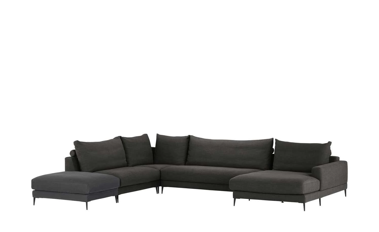 Max Schelling Sofaelement 1,5-sitzig Horizont | Black (Schwarz-Grau) 5 Max Schelling Sofaelement 1,5-sitzig Horizont | Black (Schwarz-Grau) – Bild 3