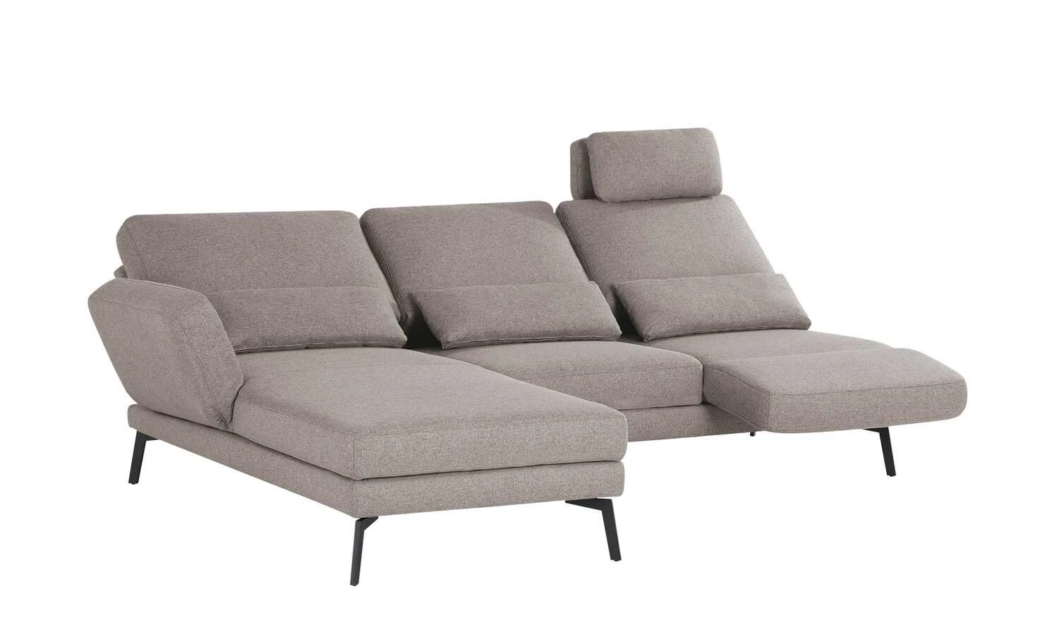 Ecksofa mit Funktion Twister | links Taupe (Braun) 5 Ecksofa mit Funktion Twister | links Taupe (Braun) – Bild 3