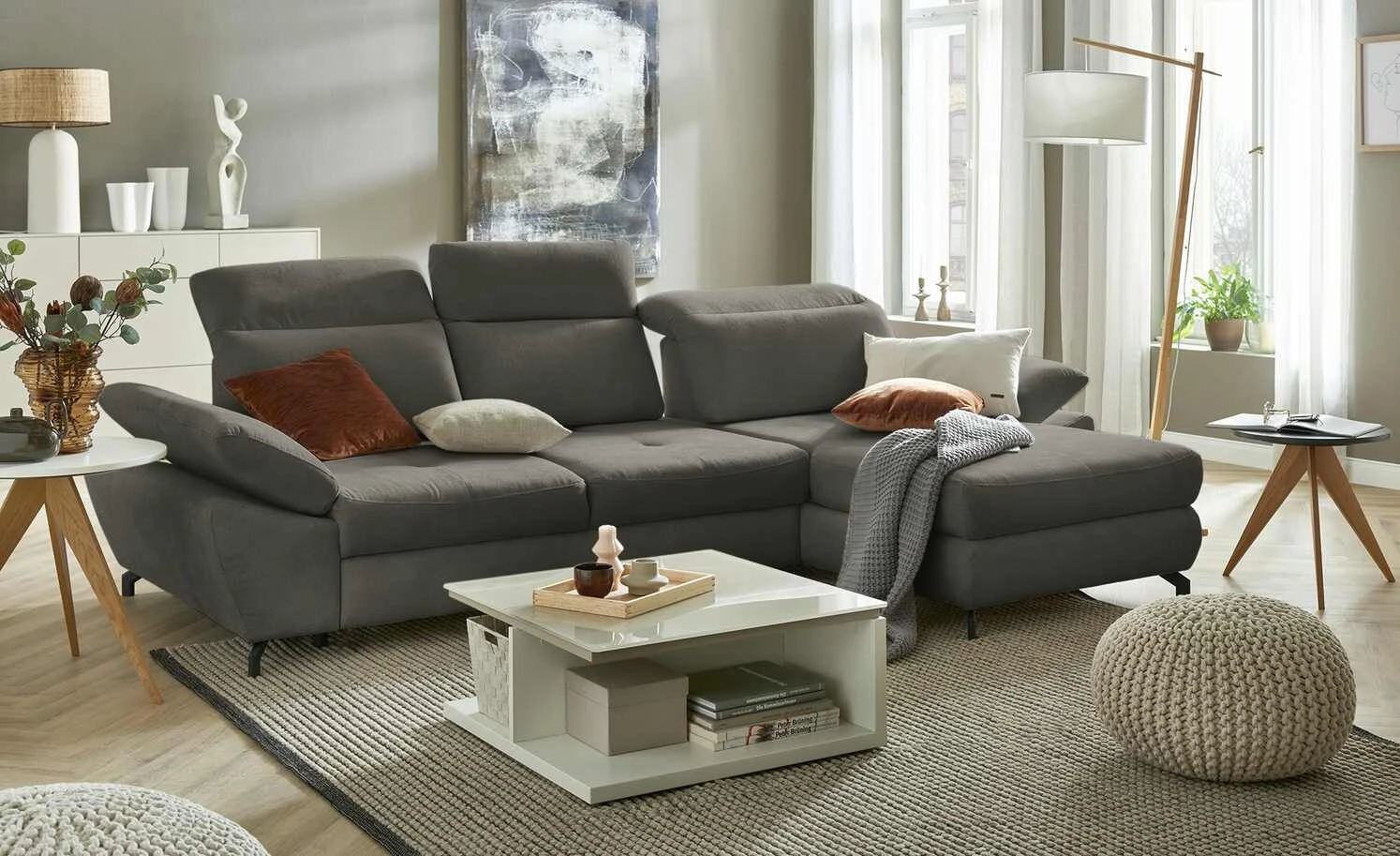 switch Ecksofa Paolo | Anthrazit (Grau-Braun) rechts Grundfunktion 3 switch Ecksofa Paolo | Anthrazit (Grau-Braun) rechts Grundfunktion