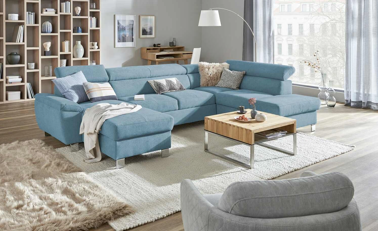 uno Wohnlandschaft Avola | Blau rechts 3 uno Wohnlandschaft Avola | Blau rechts