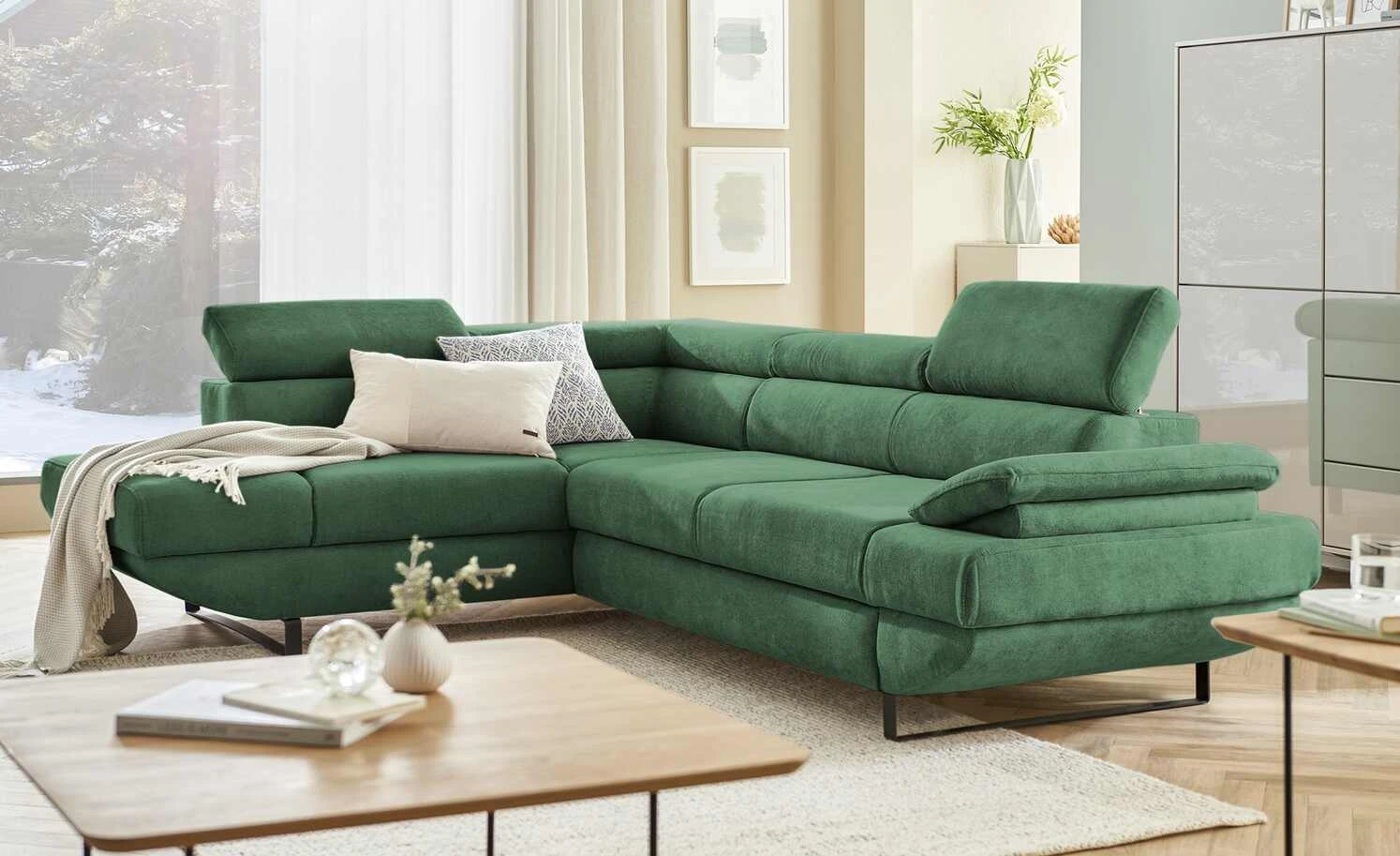 switch Ecksofa Gio | Waldgrün (Dunkelgrün) links Grundfunktion 3 switch Ecksofa Gio | Waldgrün (Dunkelgrün) links Grundfunktion