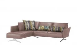 KOINOR Ecksofa Leder Vineto | Krokus (Rosa-Grau) links -Sofas Verkaufsladen 28409924 7 202202042233