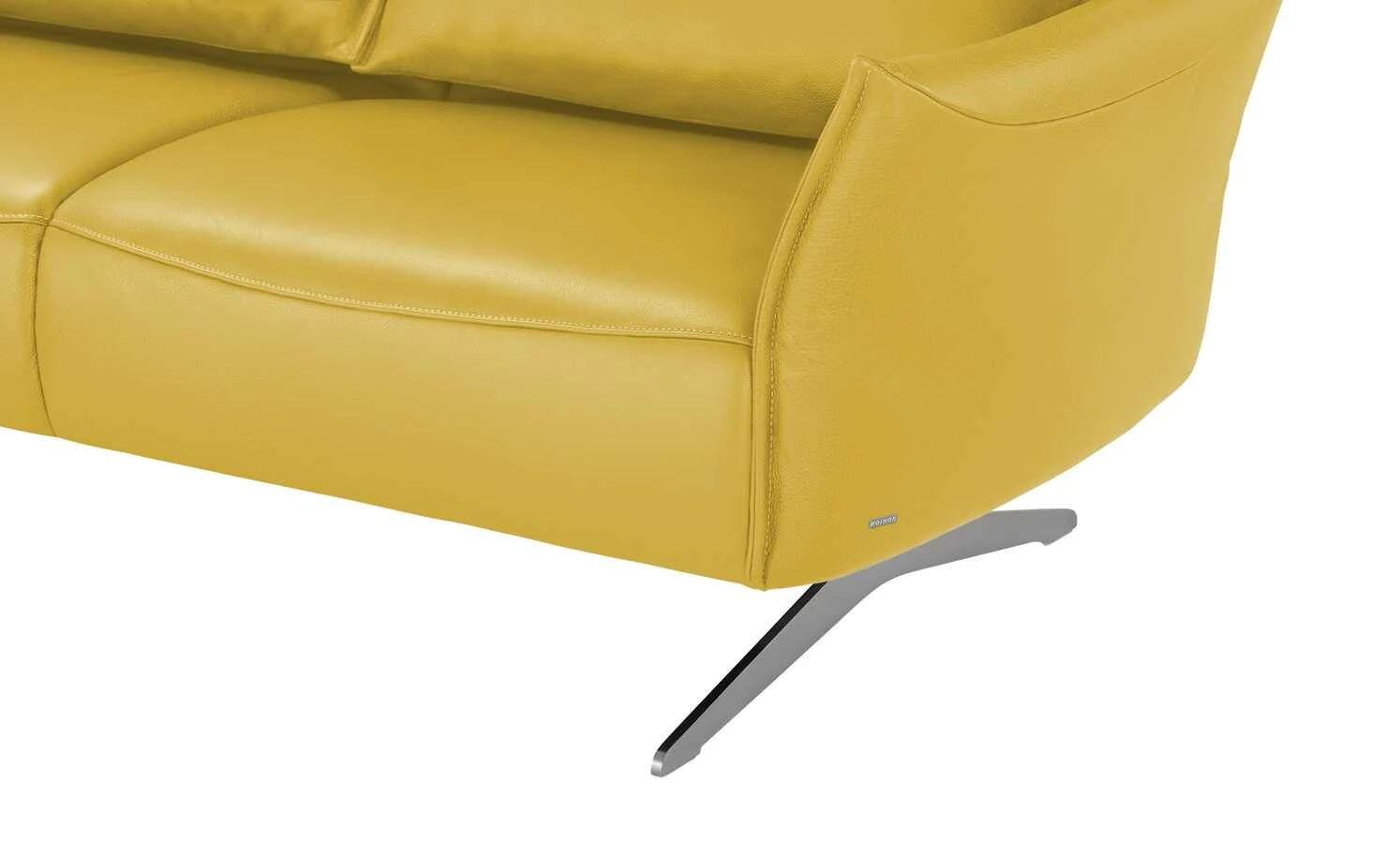 KOINOR Ecksofa Leder Vineto | Exotic (Gelb) links 15 KOINOR Ecksofa Leder Vineto | Exotic (Gelb) links – Bild 13