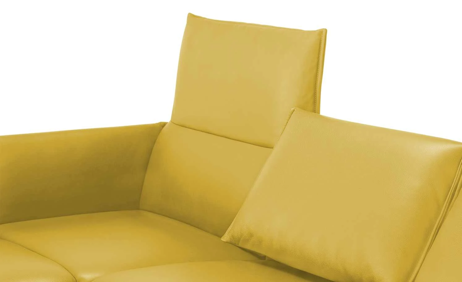 KOINOR Ecksofa Leder Vineto | Exotic (Gelb) links 16 KOINOR Ecksofa Leder Vineto | Exotic (Gelb) links – Bild 14