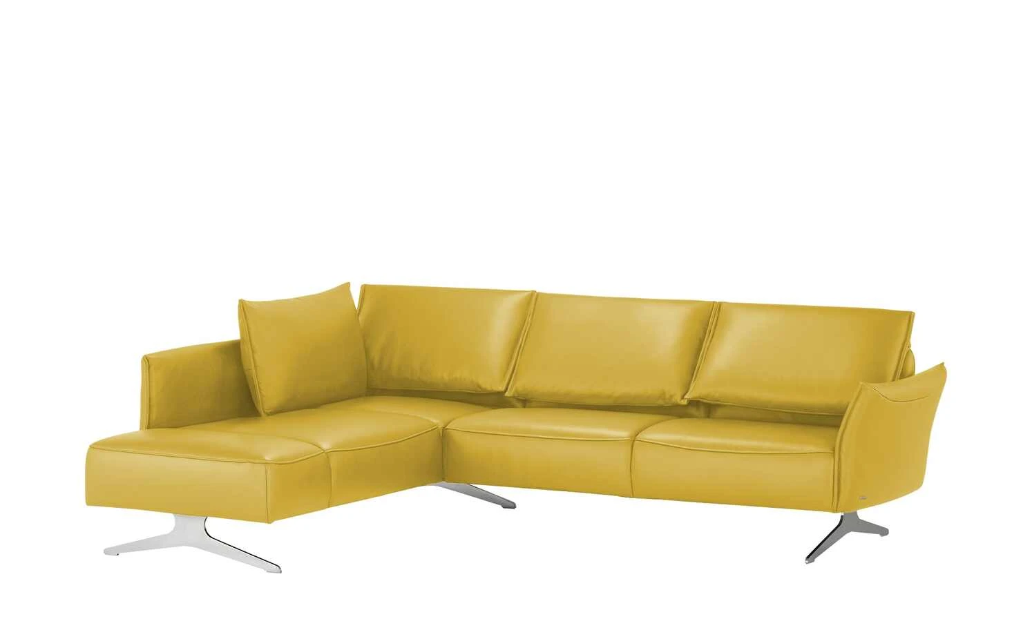 KOINOR Ecksofa Leder Vineto | Exotic (Gelb) links 8 KOINOR Ecksofa Leder Vineto | Exotic (Gelb) links – Bild 6