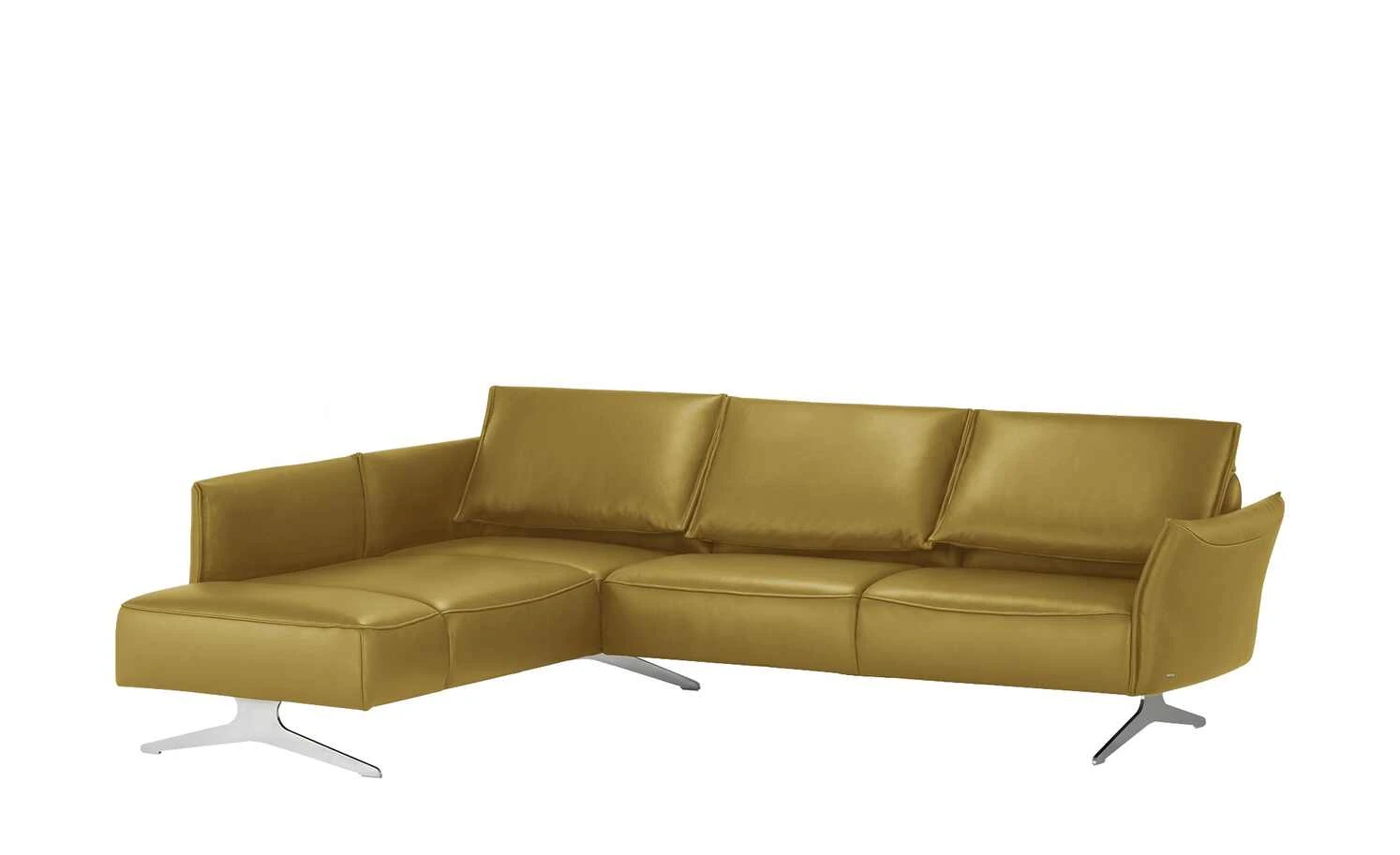KOINOR Ecksofa Leder Vineto | Avocado (Grün) links 6 KOINOR Ecksofa Leder Vineto | Avocado (Grün) links – Bild 4