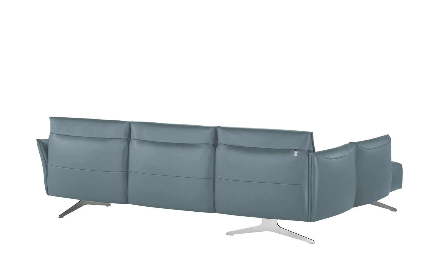 KOINOR Ecksofa Leder Vineto | Fjord (Blau-Grau) links 9 KOINOR Ecksofa Leder Vineto | Fjord (Blau-Grau) links – Bild 7