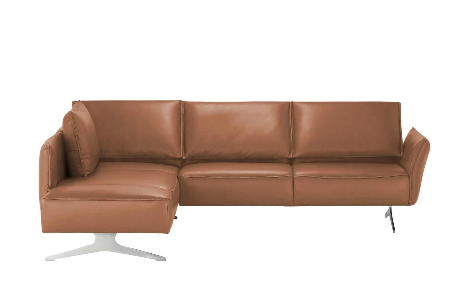 KOINOR Ecksofa Leder Vineto | Cognac (Rot-Braun) links 7 KOINOR Ecksofa Leder Vineto | Cognac (Rot-Braun) links – Bild 5