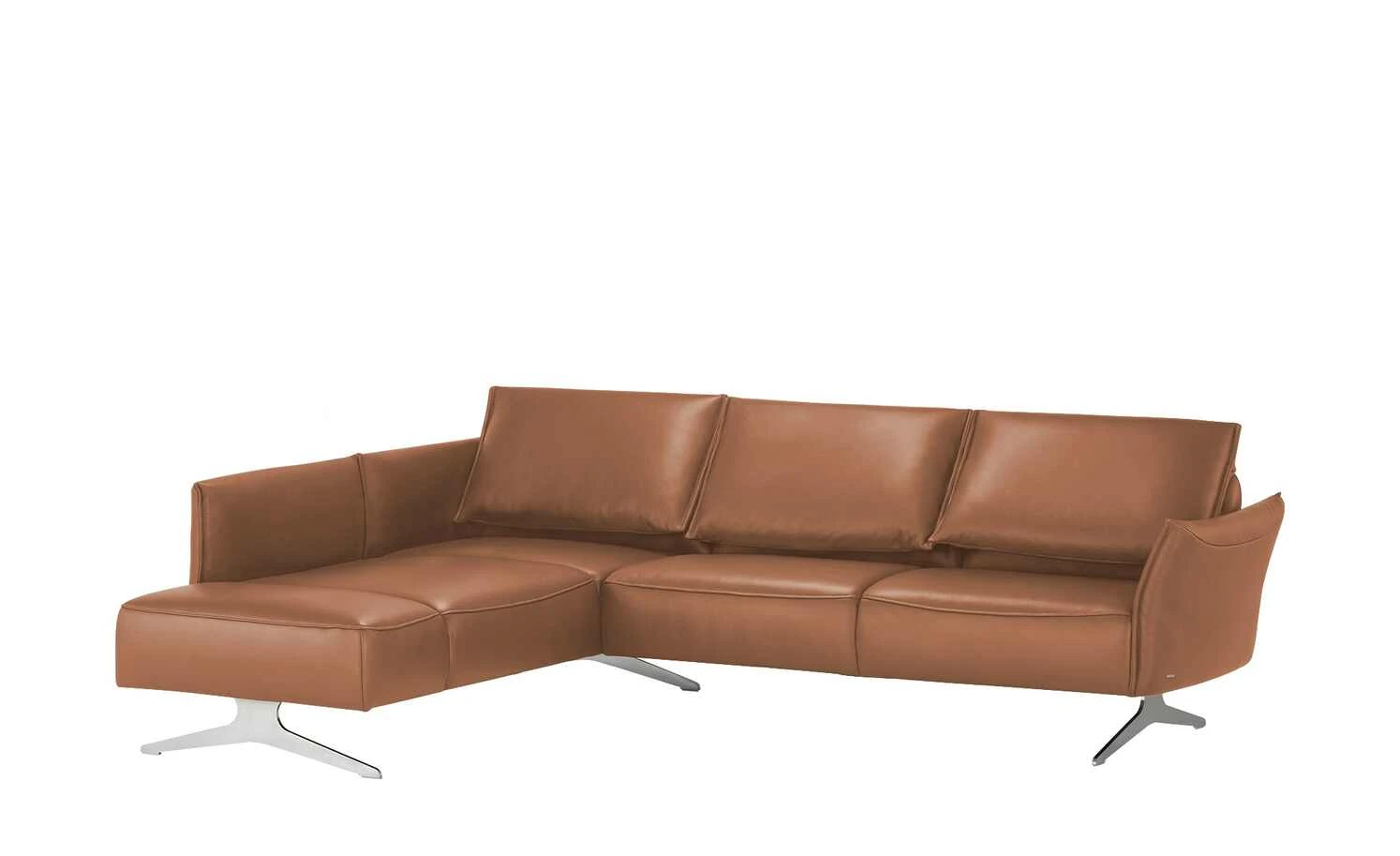 KOINOR Ecksofa Leder Vineto | Cognac (Rot-Braun) links 9 KOINOR Ecksofa Leder Vineto | Cognac (Rot-Braun) links – Bild 7