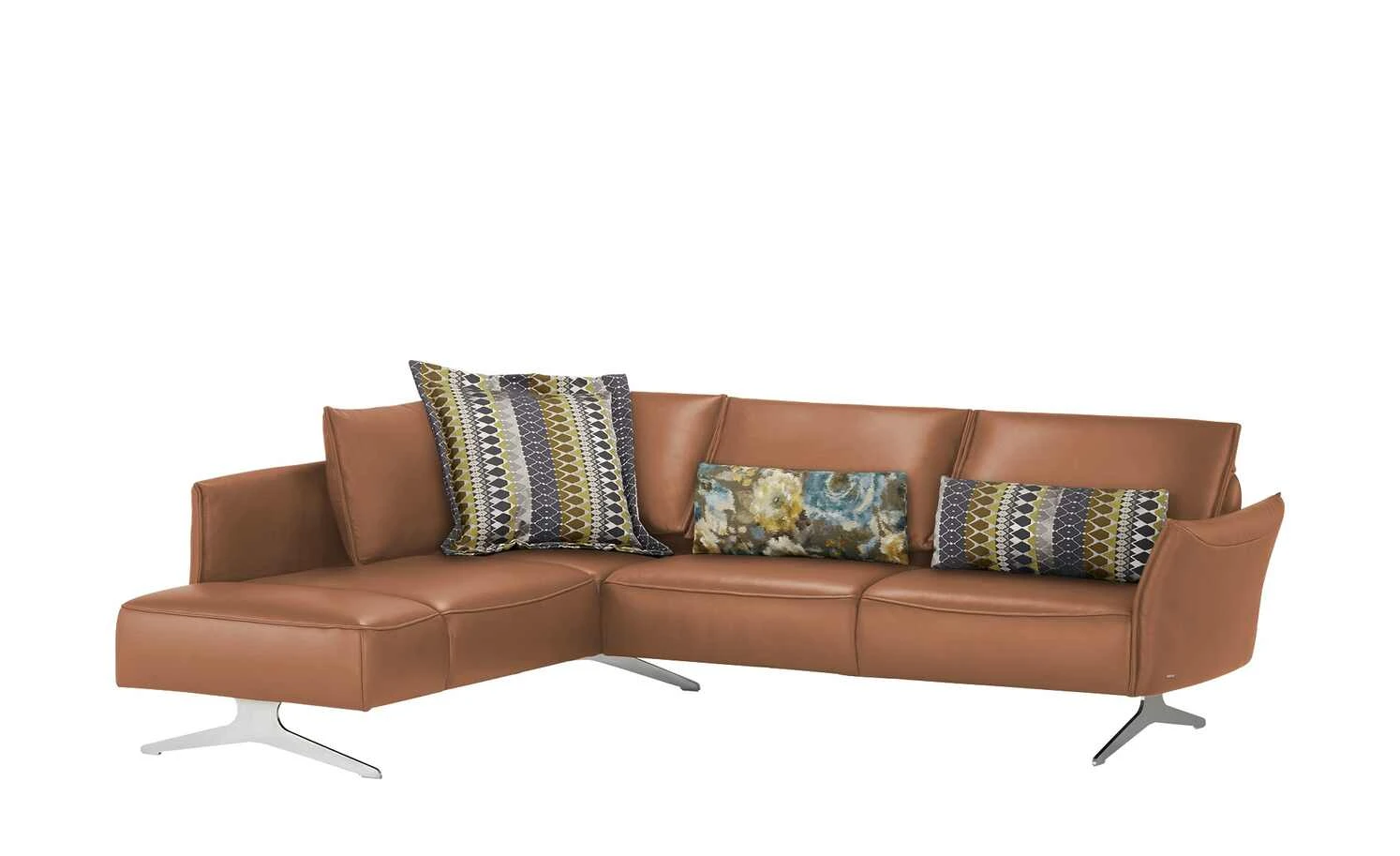 KOINOR Ecksofa Leder Vineto | Cognac (Rot-Braun) links 11 KOINOR Ecksofa Leder Vineto | Cognac (Rot-Braun) links – Bild 9