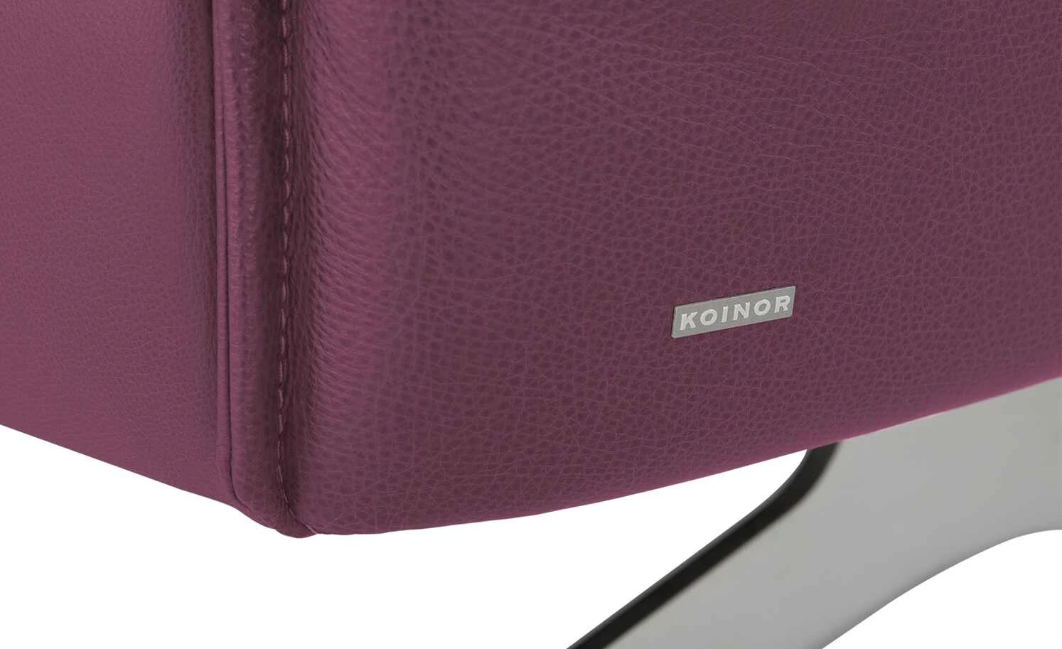 KOINOR Ecksofa Leder Vineto | Rasberry (Lila) links 15 KOINOR Ecksofa Leder Vineto | Rasberry (Lila) links – Bild 13