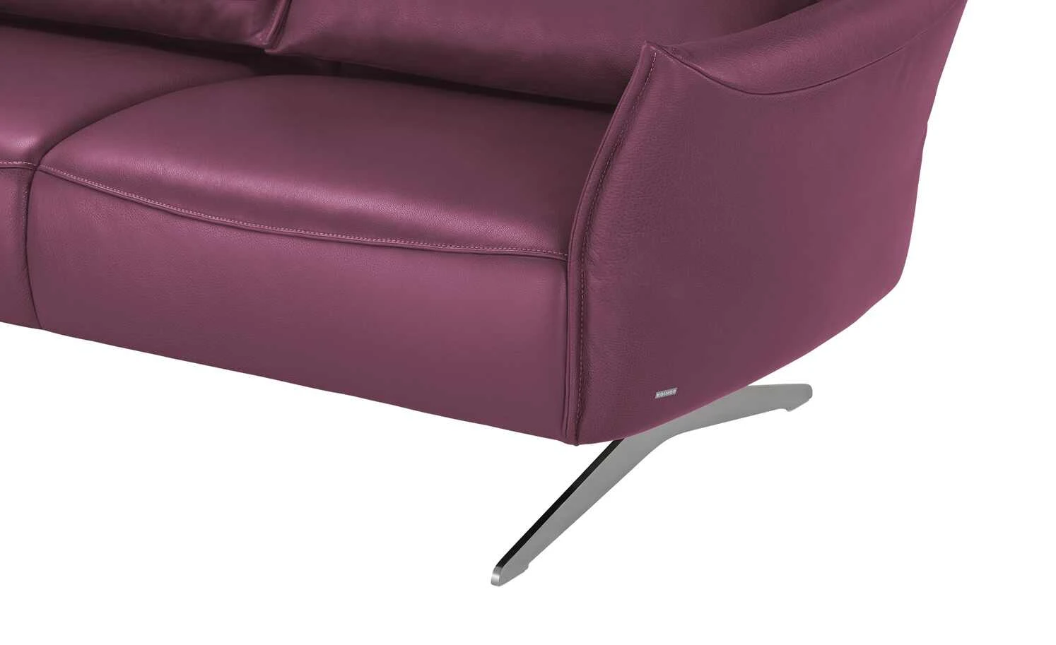 KOINOR Ecksofa Leder Vineto | Rasberry (Lila) links 16 KOINOR Ecksofa Leder Vineto | Rasberry (Lila) links – Bild 14