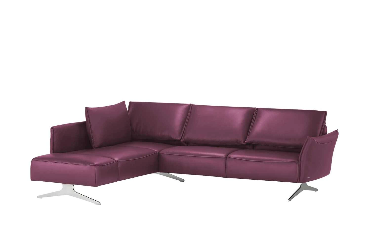 KOINOR Ecksofa Leder Vineto | Rasberry (Lila) links 9 KOINOR Ecksofa Leder Vineto | Rasberry (Lila) links – Bild 7