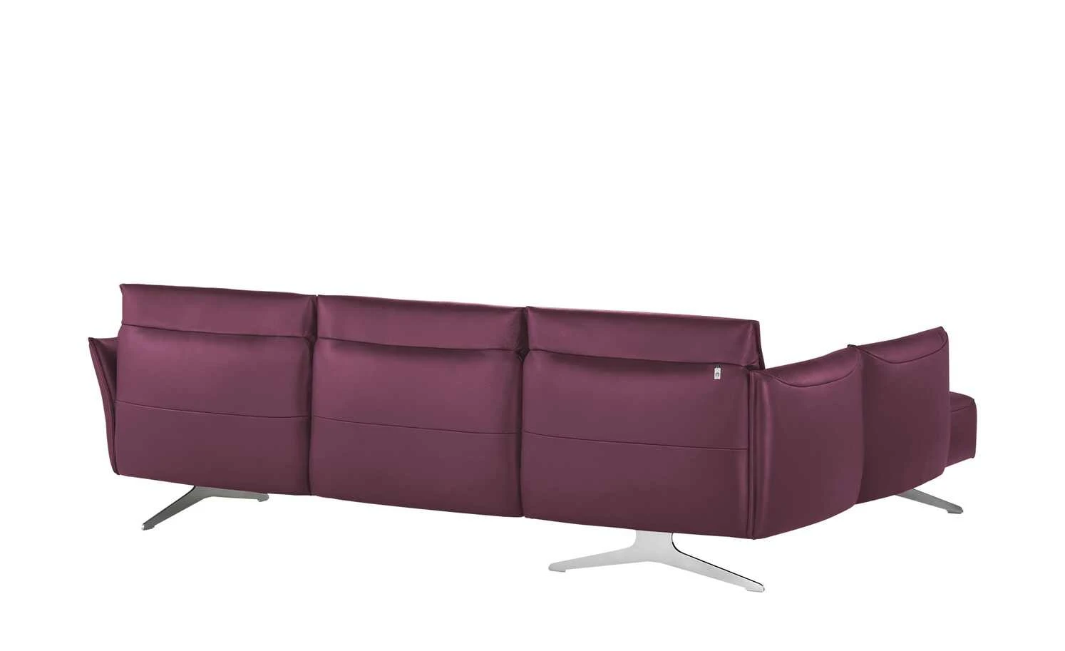 KOINOR Ecksofa Leder Vineto | Rasberry (Lila) links 12 KOINOR Ecksofa Leder Vineto | Rasberry (Lila) links – Bild 10