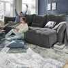 bobb Wohnlandschaft Jeaneva | Anthrazit rechts -Sofas Verkaufsladen 29400347 10 202203071235