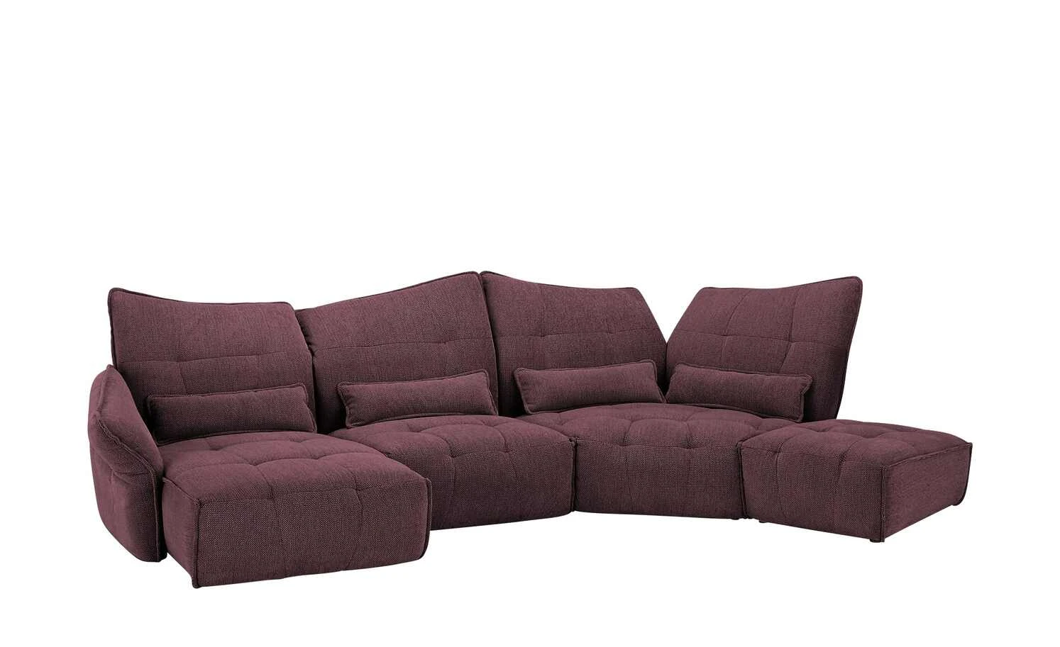 bobb Wohnlandschaft Jeaneva | Burgunderrot links 21 bobb Wohnlandschaft Jeaneva | Burgunderrot links – Bild 19