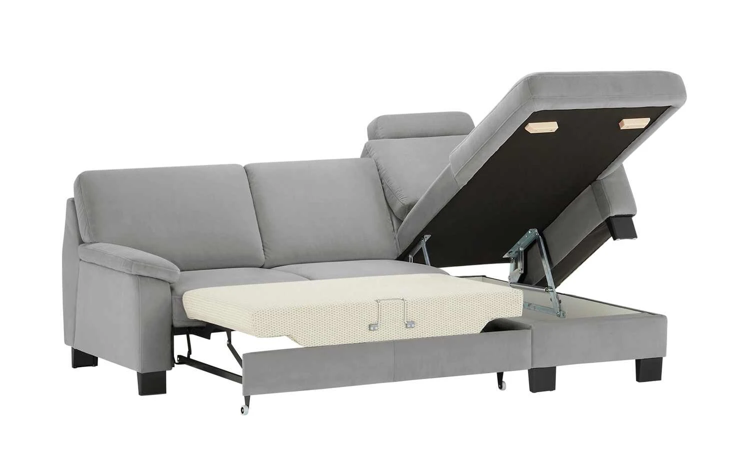 meinSofa Ecksofa Veit | Silver (Hellgrau) rechts Erweiterte Funktion 6 meinSofa Ecksofa Veit | Silver (Hellgrau) rechts Erweiterte Funktion – Bild 4