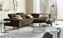 pop Ecksofa Willow | Mocca (Dunkelbraun) rechts Grundfunktion