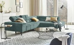 pop Ecksofa Willow | Jeans (Blau-Grau) rechts Grundfunktion