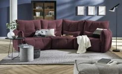bobb Einzelsofa Jeaneva | 371|cm Burgund Webstoff