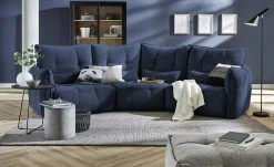 bobb Einzelsofa Jeaneva | 371|cm blau Webstoff