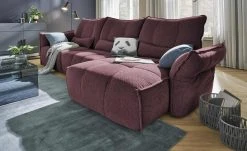 bobb Ecksofa Jeaneva | Burgunderrot rechts